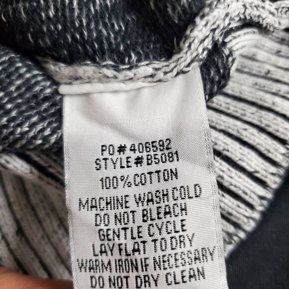 BKE Men’s Henley Sweater XL Gray Cotton Knit Long Sleeve Pullover Casual - Picture 6 of 7